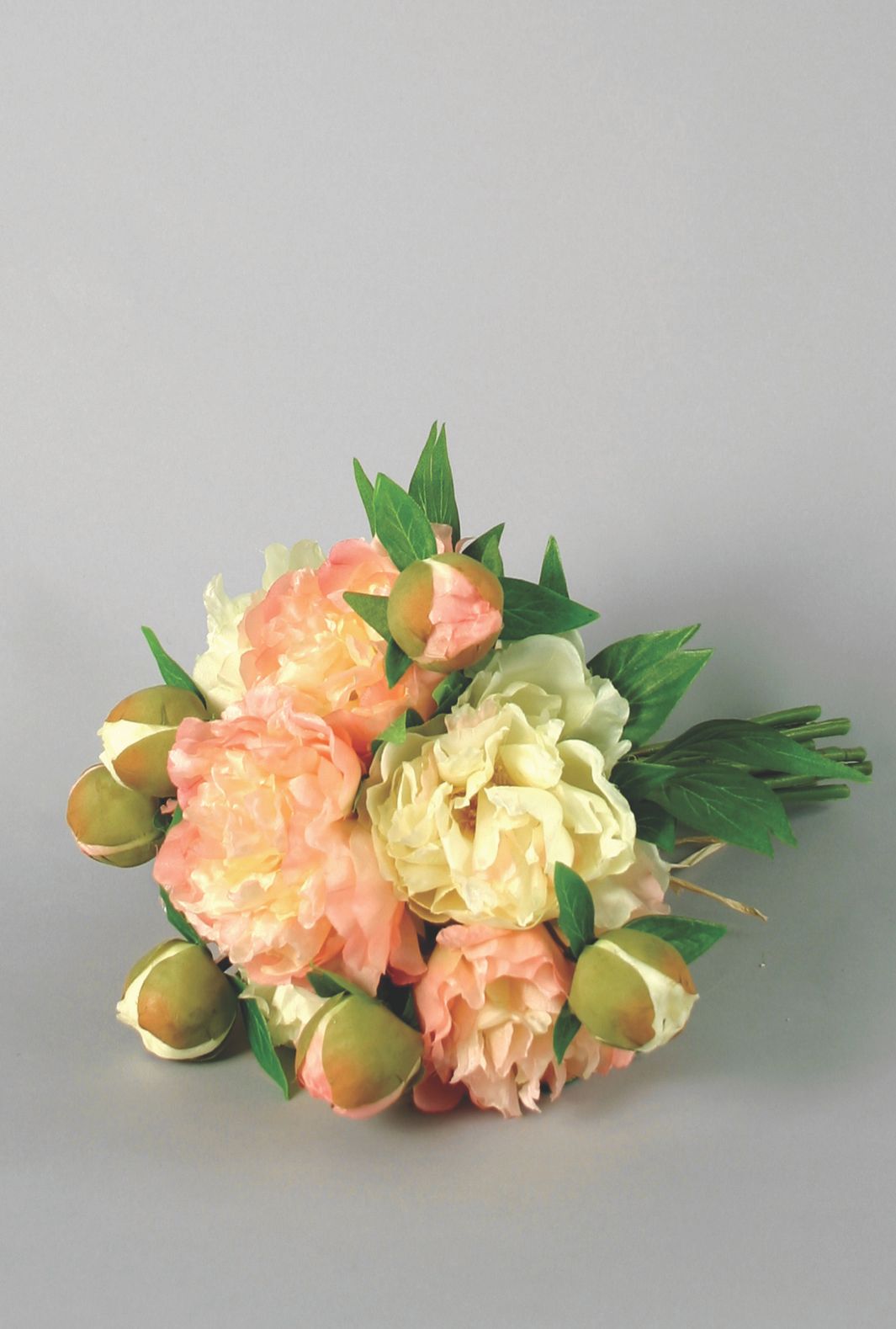 peony bouquet cream pink 
