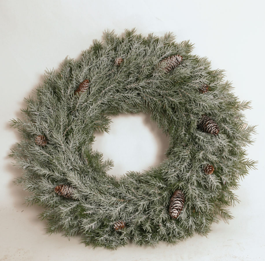 Pine Wreath With Cone