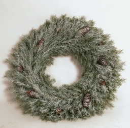 [2320] Pine Wreath With Cone (Alternative 2)