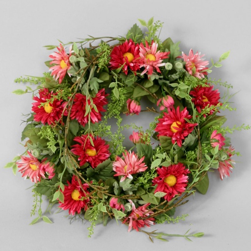 california daisy wreath