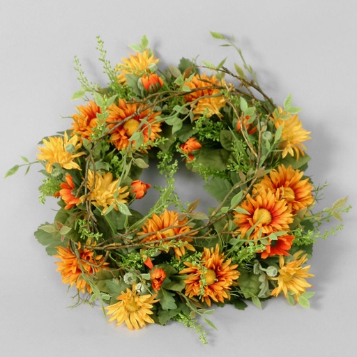 california daisy wreath