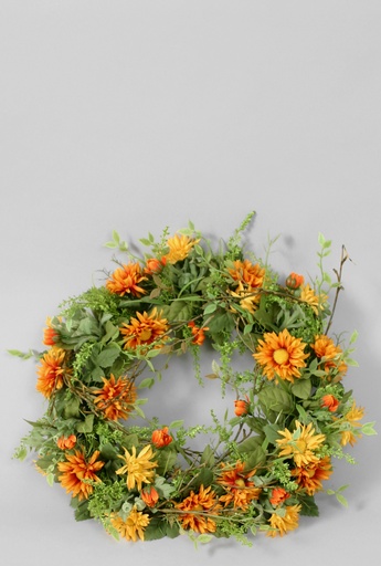 california daisy wreath
