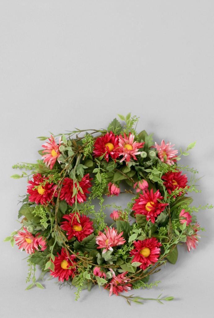 california daisy wreath