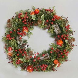 [5552] mixed apple wreath (Alternative 2)