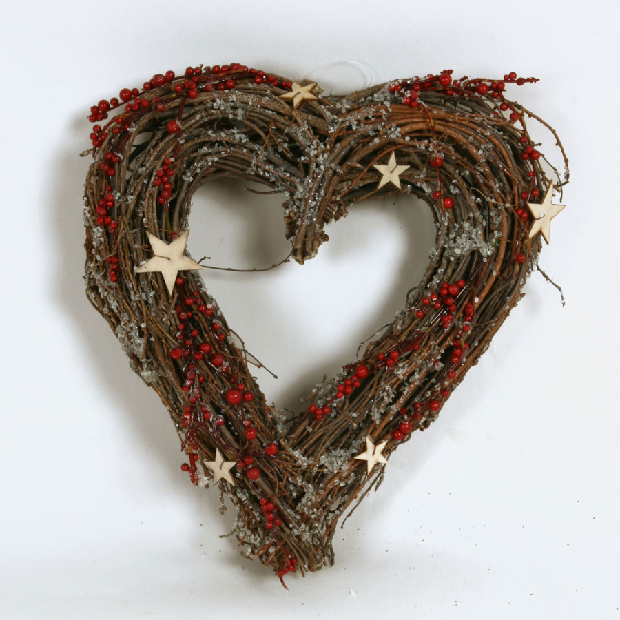 heart shaped wreath