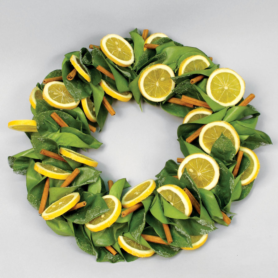 lemon wreath 