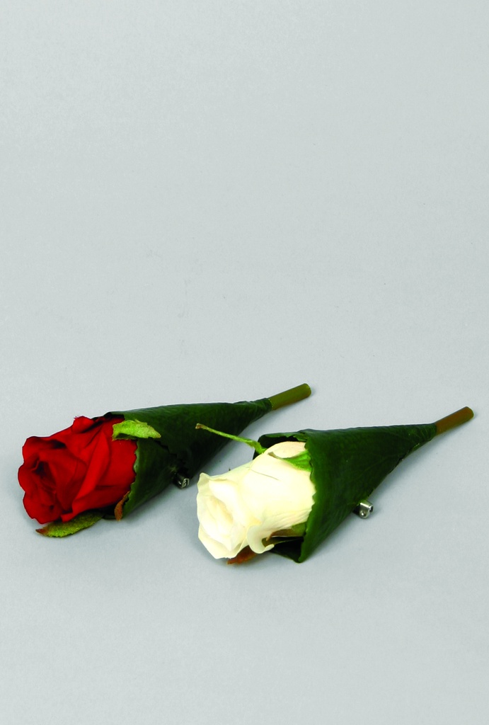 rose clip white  