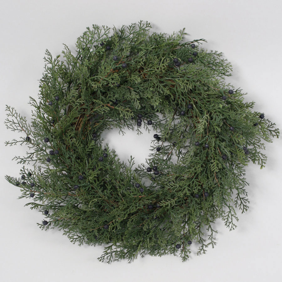 cypress wreath 