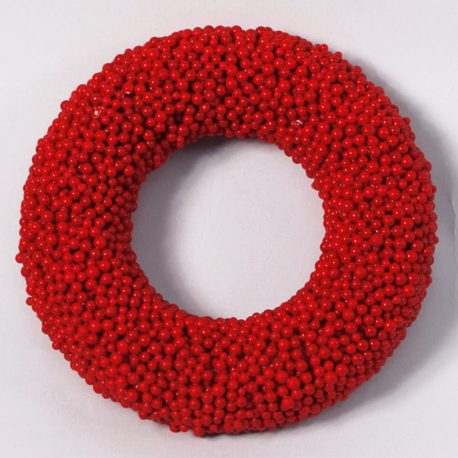pearl wreath red 