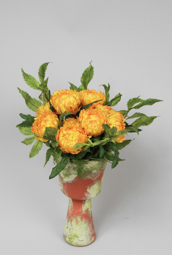 chrysanthemum arrangement yellow 