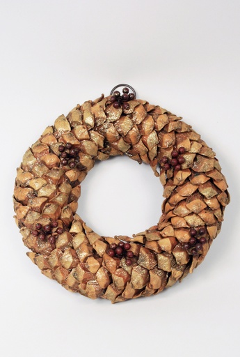 pine cone wreath 