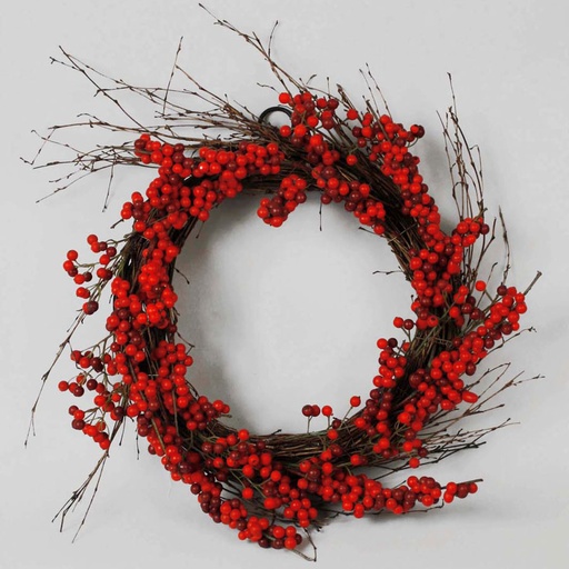 [6894] berry wreath  
