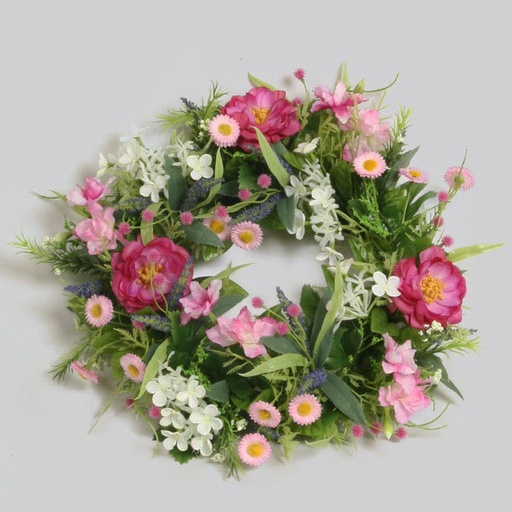 [5534] camelia wreath 