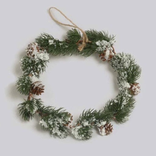 [5554] pine snow wreath 