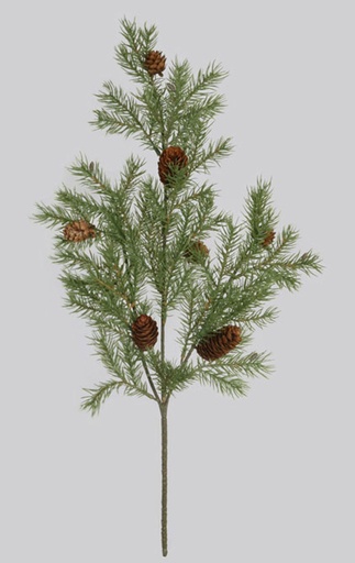 [2312] picea spray with cones 