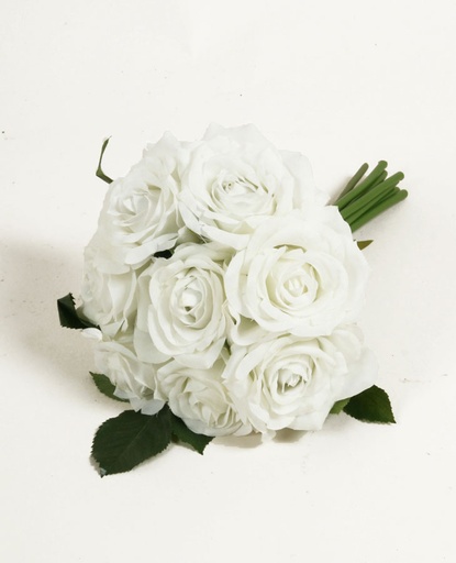 rose bouquet white 