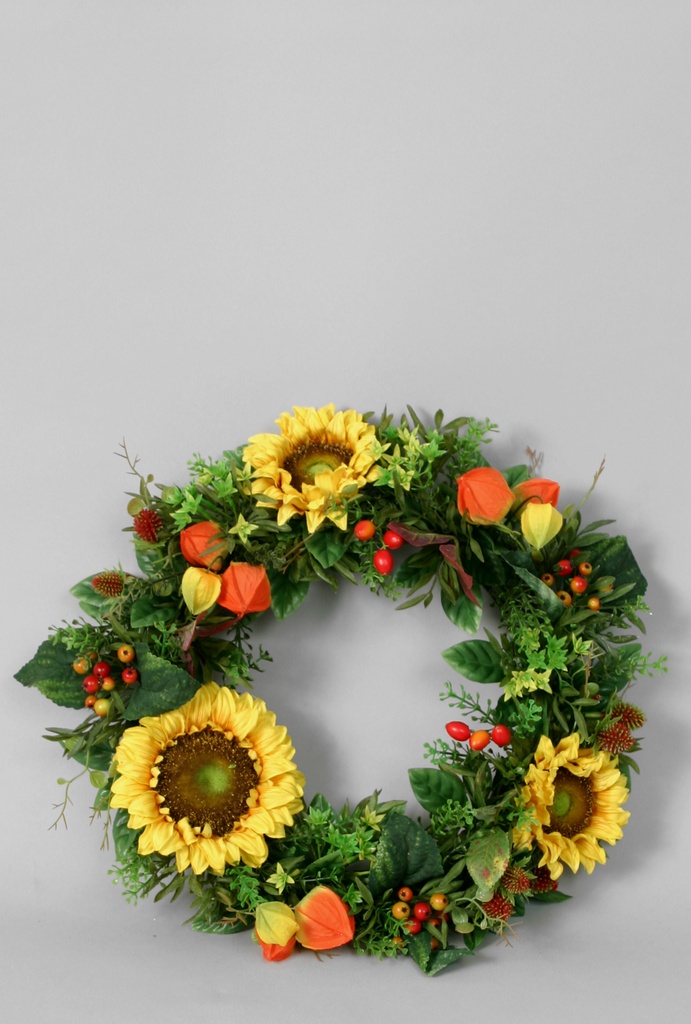 sunflower wreath 
