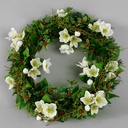[5436] christmas rose wreath (Alternative 1)