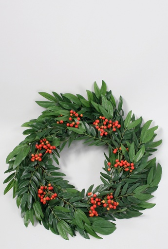 [922] rowanberry wreath 