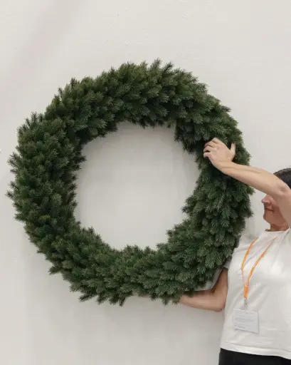Pine Wreath Double Sided